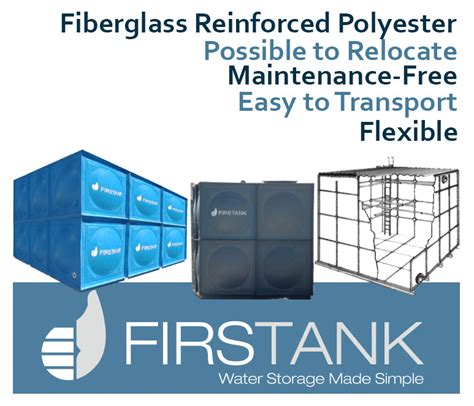 Modular FRP (Fiberglass Reinforced Polyester) .